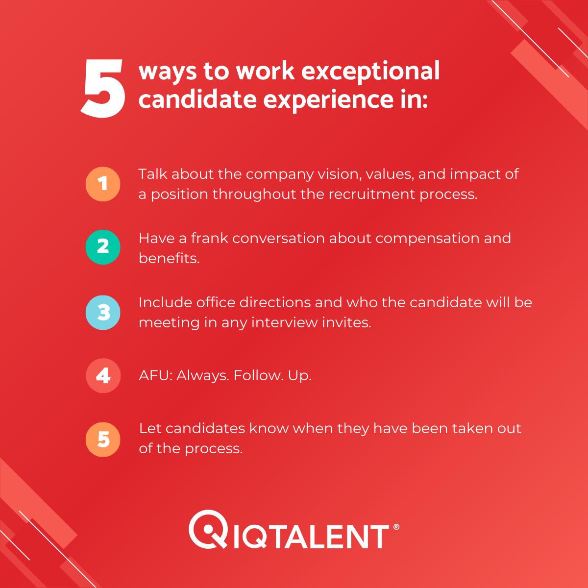 5 Ways to Work Exceptional Candidate Experience In